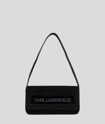 Geantă damă piele naturală Karl Lagerfeld K/ESSENTIAL K MD FLAP SHB SUED Women 999