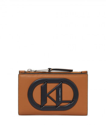 Portofel damă piele naturală Karl Lagerfeld K/MONOGRAM PATCH BIFOLD ZIP CH Women 774