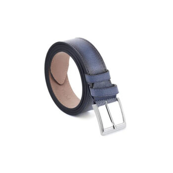 Curea barbați Alpin Polo bleumarine 3,5 cm piele naturală
