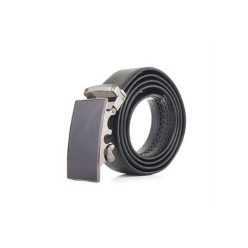 Curea de bărbați Nanobelts bleumarine 3,8 cm piele naturală