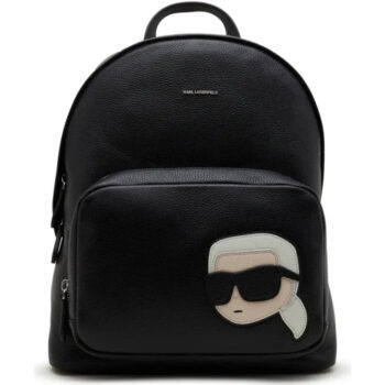 Rucsac damă piele naturală Karl Lagerfeld K/IKONIK 2.0 LEA BP GRAINY A999 BLACK