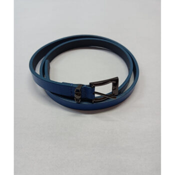 Curea damă Nanobelts 1,5 cm piele naturală albastru