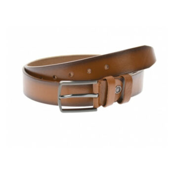 Curea bărbați Nanobelts Alpin Polo 3,5 cm piele naturală maro deschis