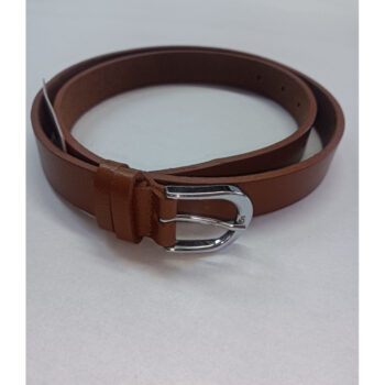 Curea damă CLK 2 cm piele naturală coniac