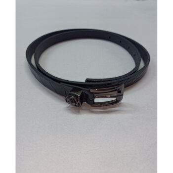 Curea damă Nanobelts 1,5 cm piele naturală negru