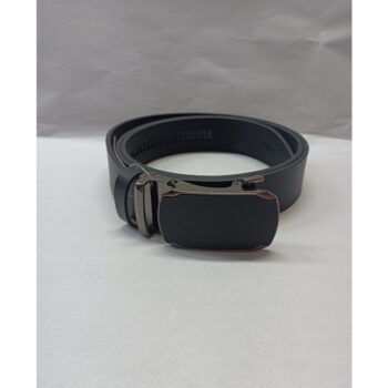 Curea bărbați Nanobelts 3,5 cm cataramă automată piele naturală negru