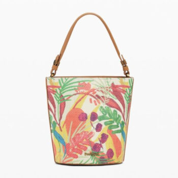 Geantă damă Desigual 25SAXO15 "Sunara Cumbal Micro"hârtie, multicolor